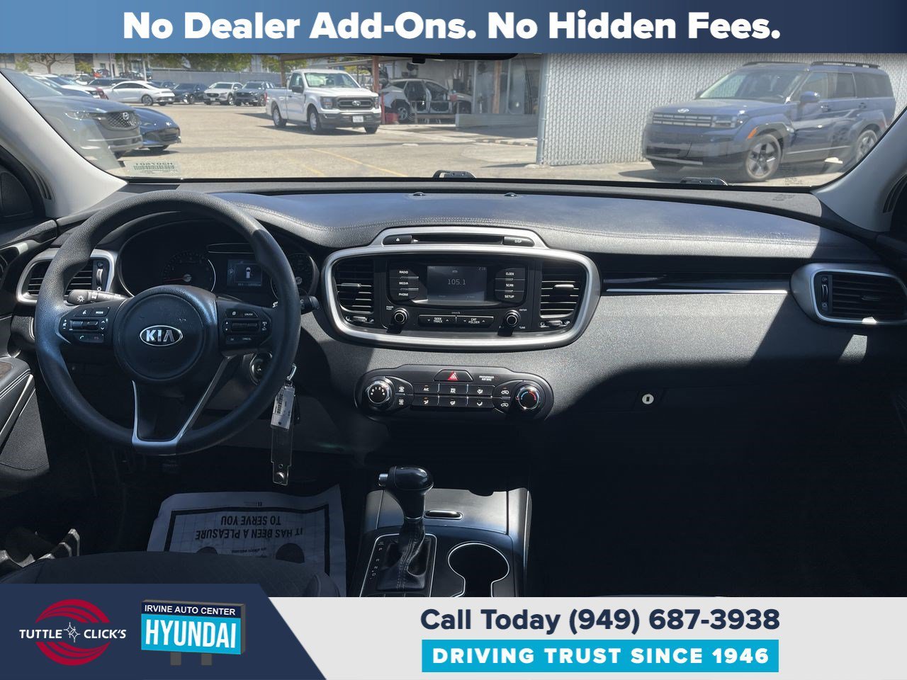 Used 2017 EBONY BLACK KIA L image 12
