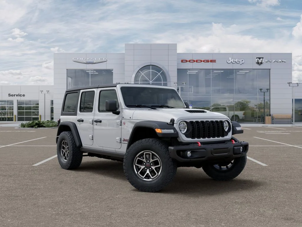 New 2026 Bright White Clear-Coat Exterior Paint Jeep Rubicon image 5