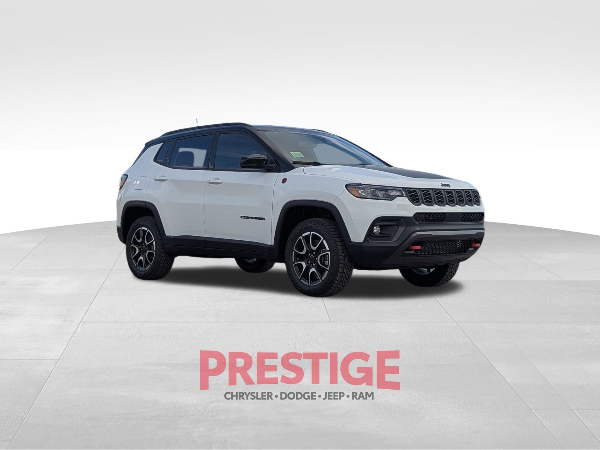 New 2026 Bright White Clear-Coat Exterior Paint Jeep Trailhawk image 3