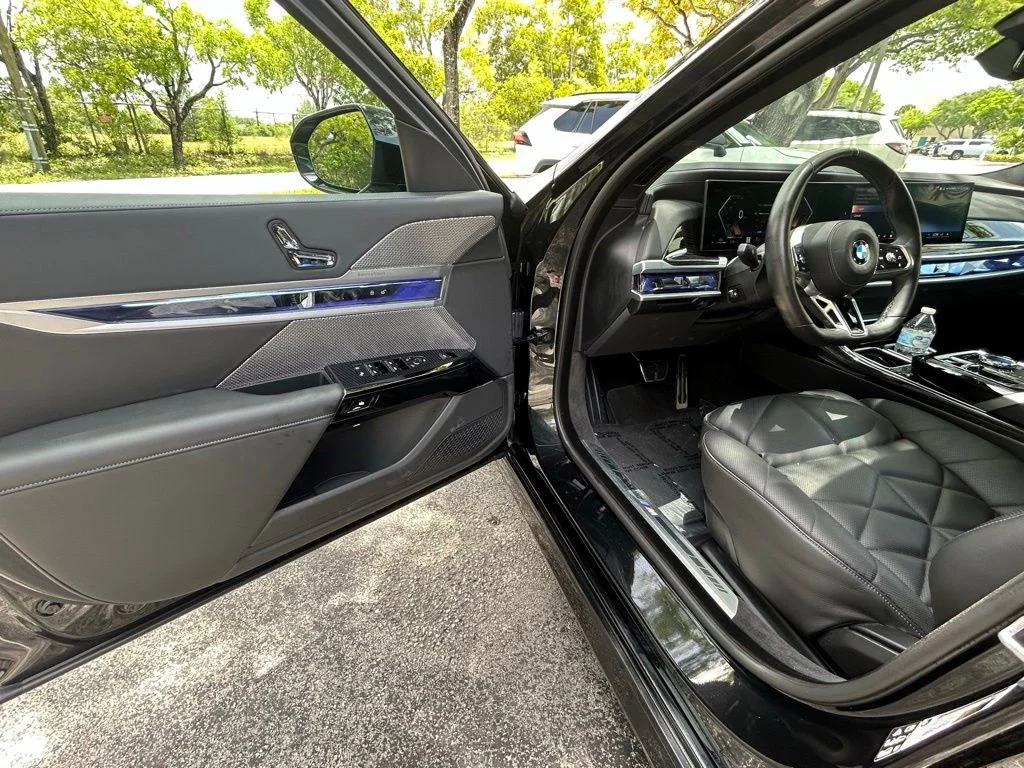 Certified Used 2025 Black BMW 740i xDrive image 15