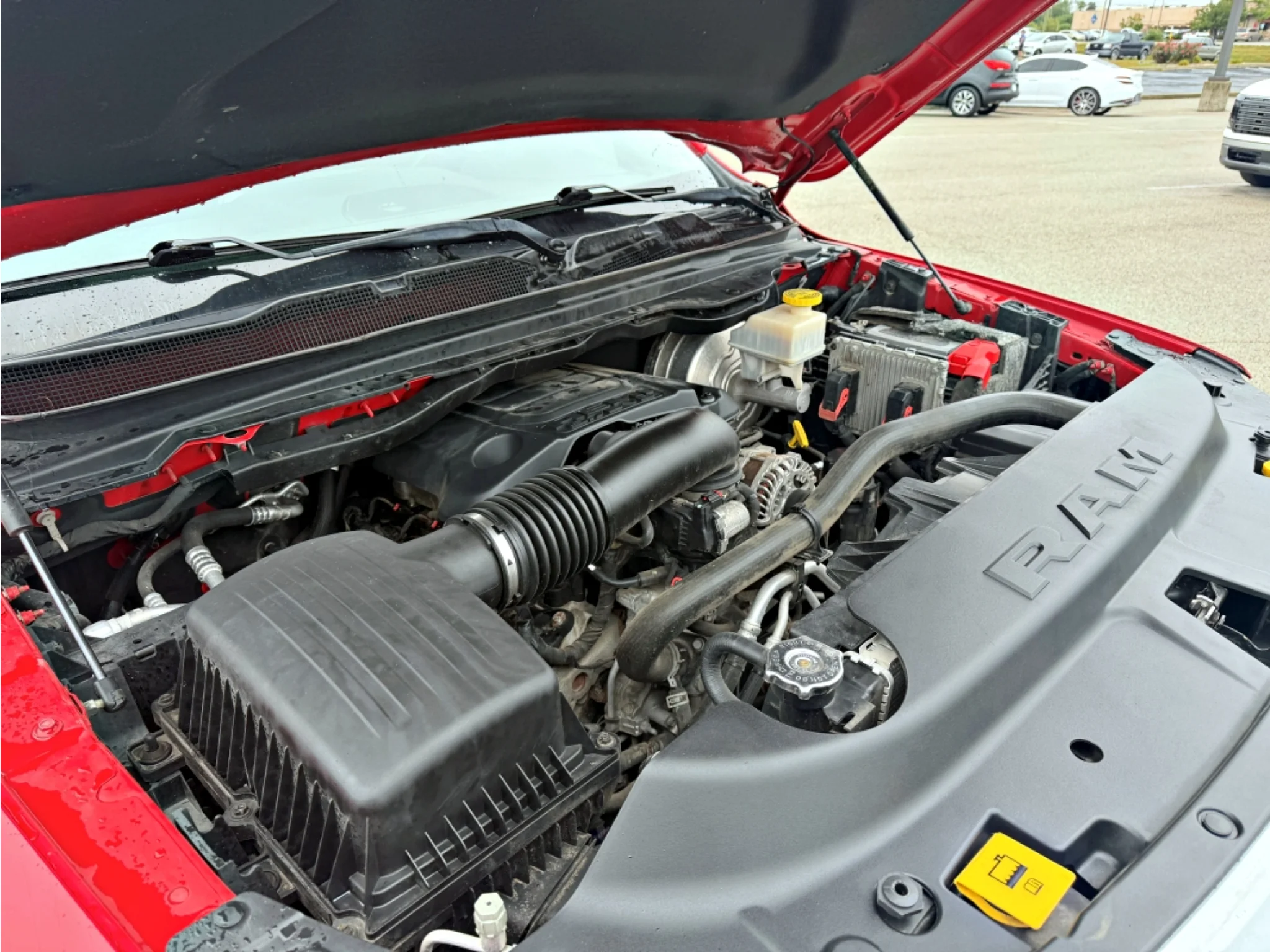 Used 2020 Flame Red Clearcoat Ram Laramie image 25