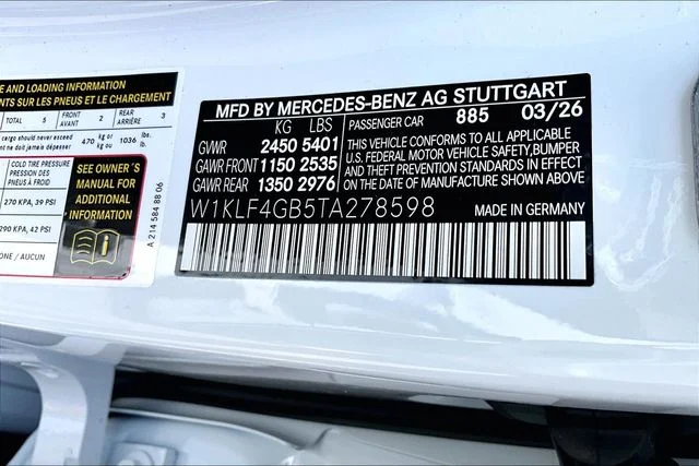 New 2026 Mercedes-Benz E-Class E 350 4D Sedan