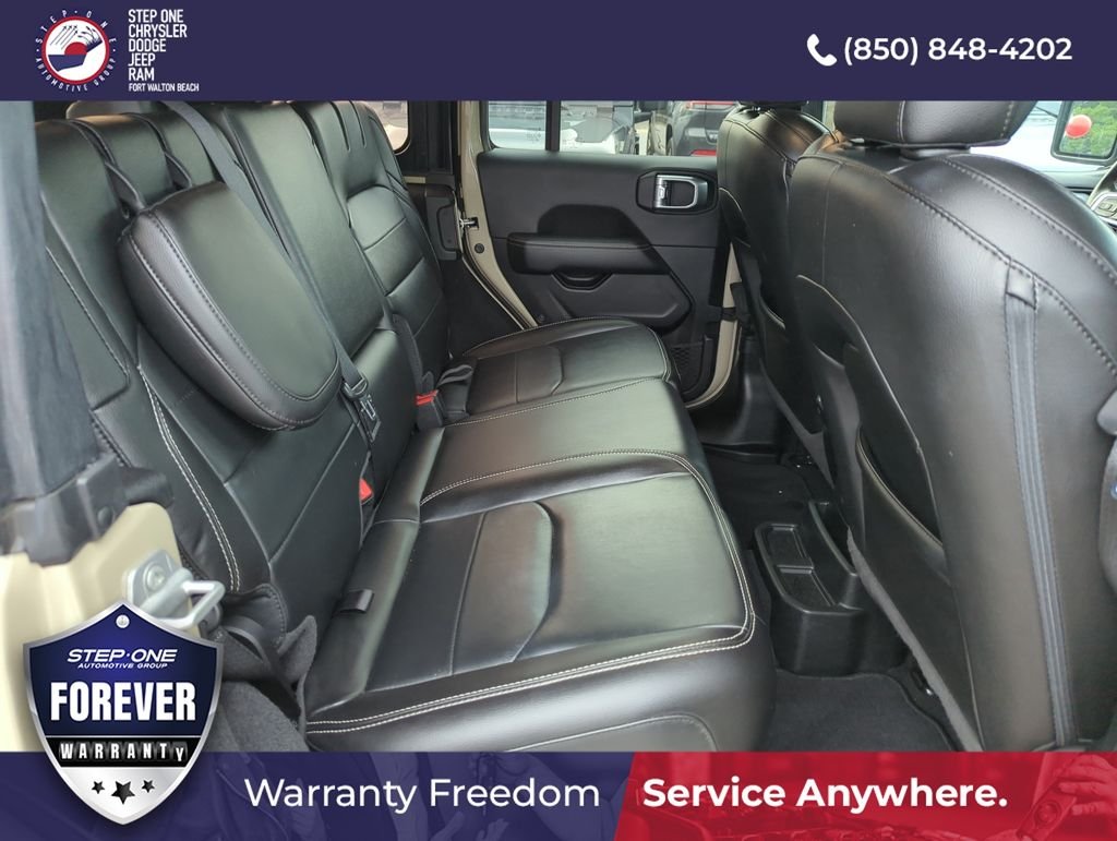 Used 2022 Beige Jeep Unlimited Sahara 4xe image 29