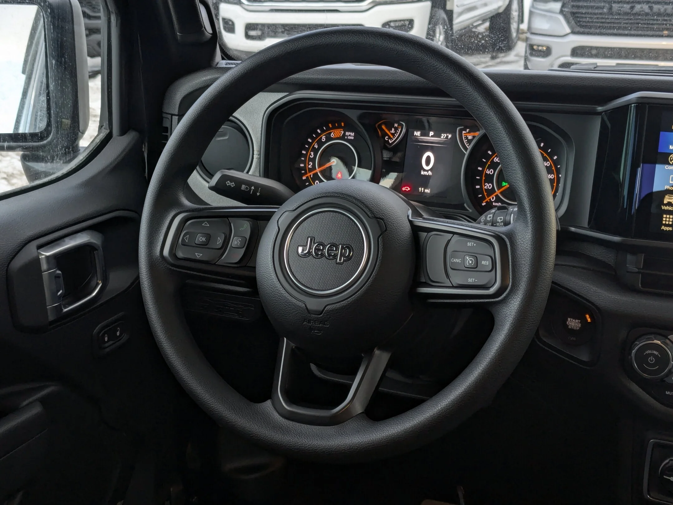 New 2026 Black Jeep Sport - - Black Freedom Hardtop - 8-Spd Auto - 12.3 Uconnect 5 - Selec-Speed Control & More! image 14