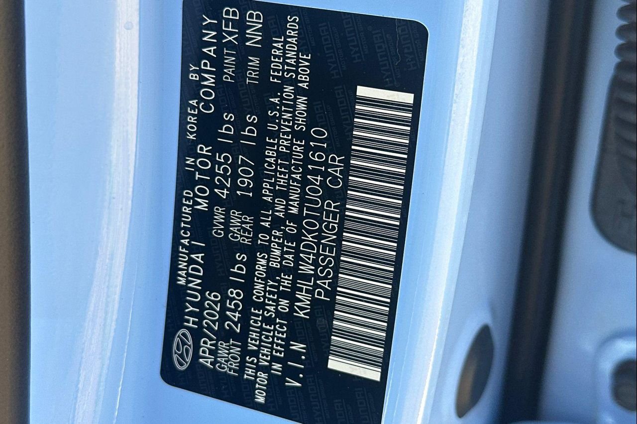 New 2026 Blue Hyundai Sedan image 26