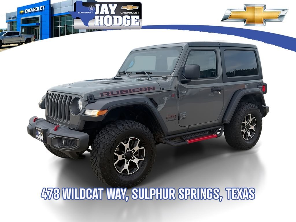 Used 2021 Gray Jeep Rubicon image 1