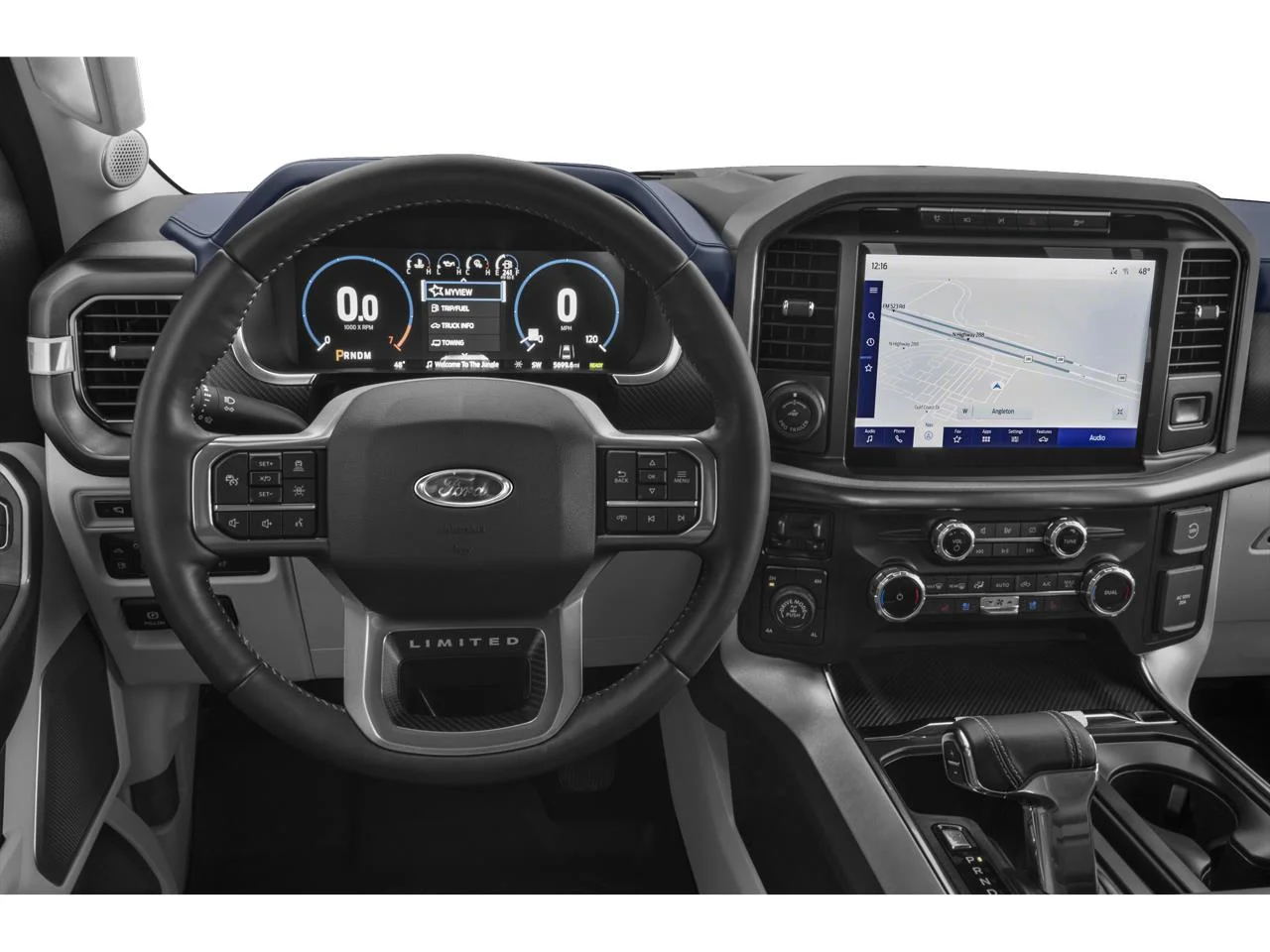 Used 2023 Agate Black Metallic Ford Limited image 60
