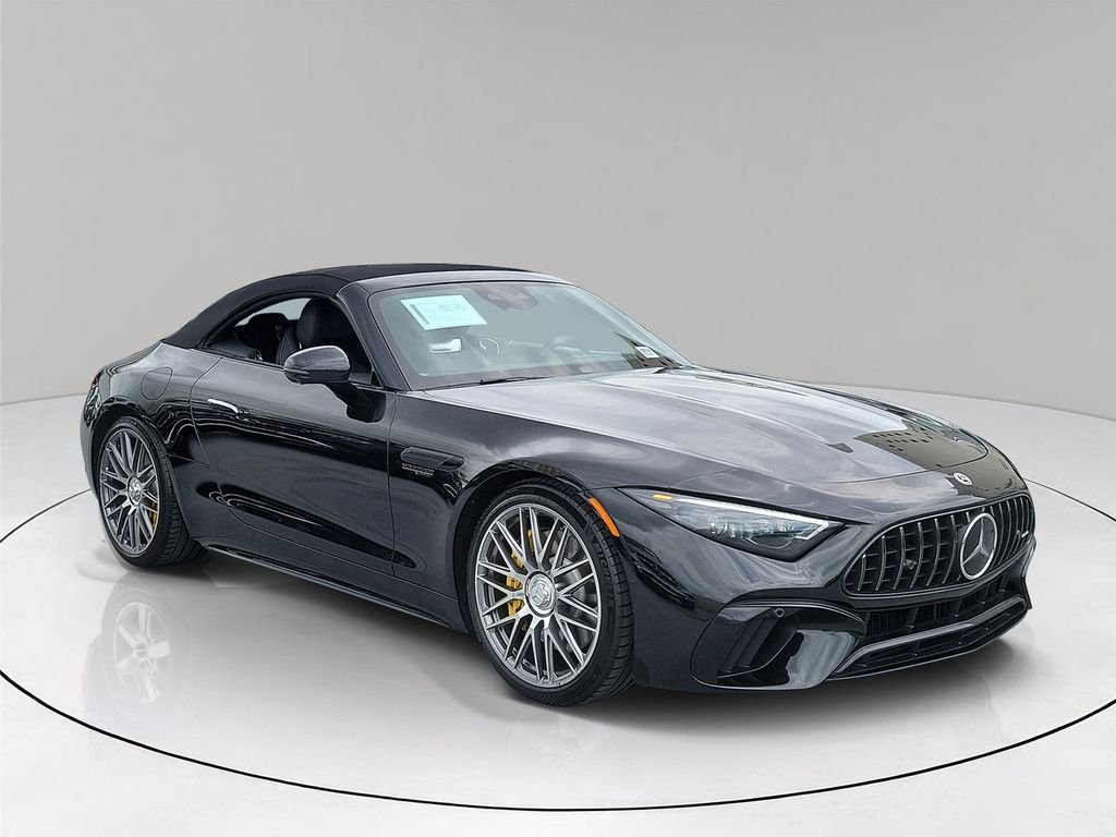 Certified Used 2022 Black Mercedes-Benz SL 63 AMG® image 1