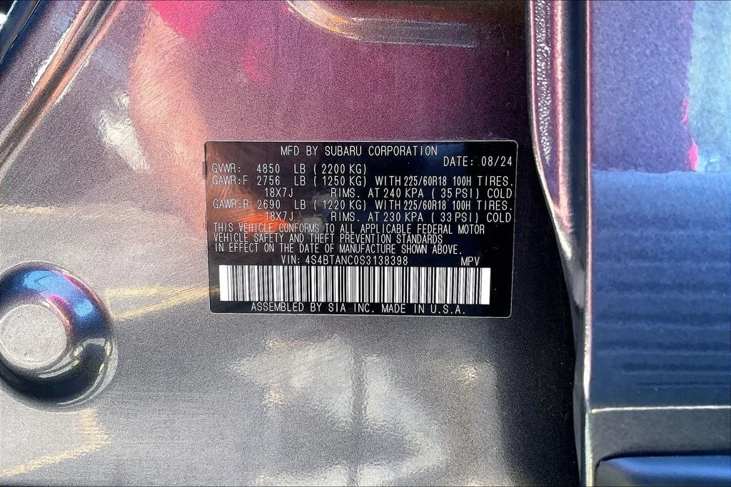 Used 2025 Gray Subaru Limited image 37