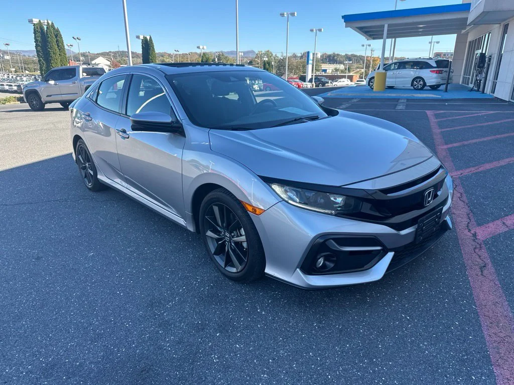 Certified Used 2020 Lunar Silver Metallic Honda EX image 1