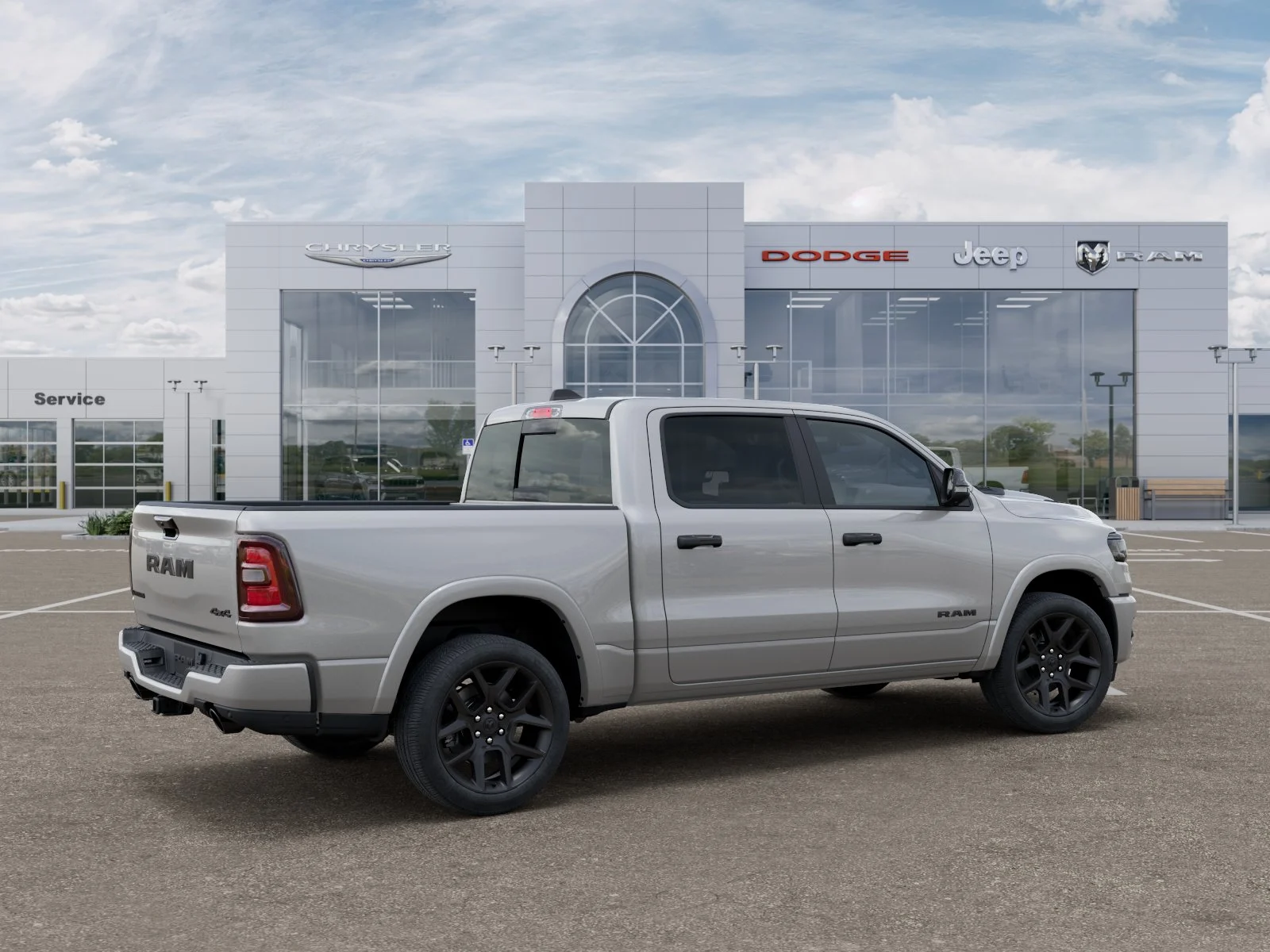 New 2026 Silver Zynith Exterior Paint RAM Laramie image 32