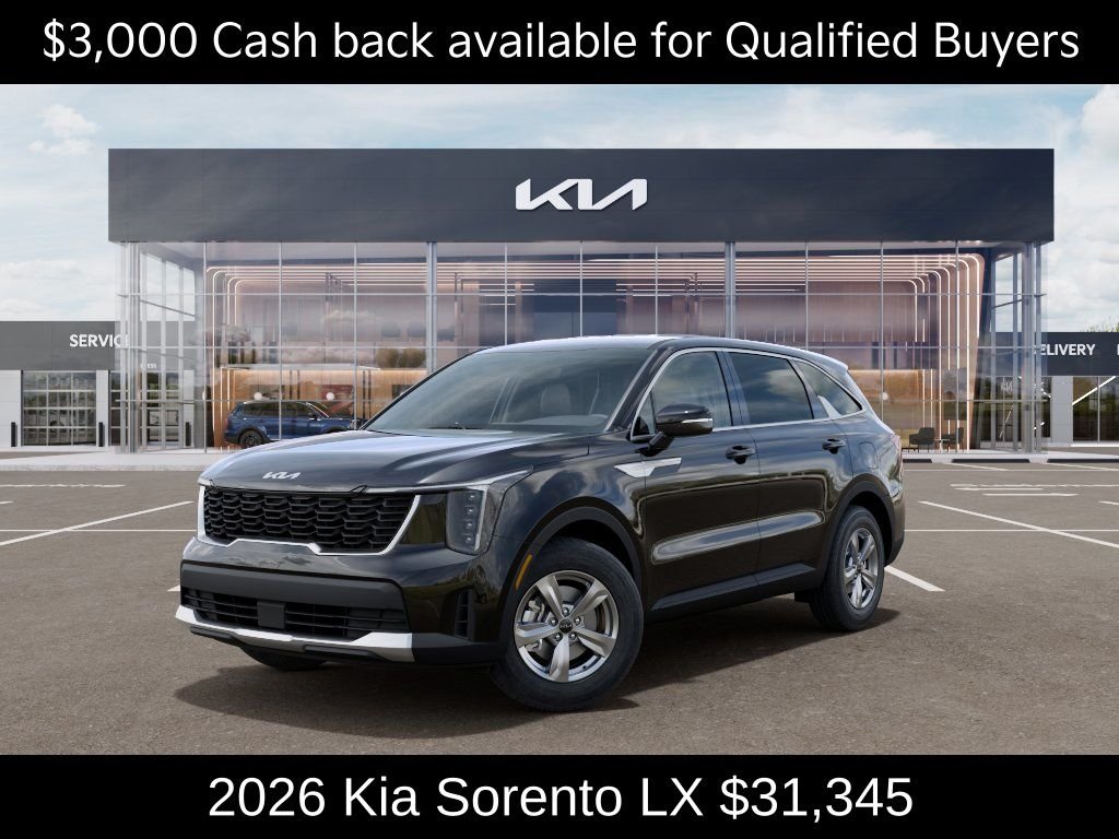 New 2026 Ebony Black Kia LX image 2