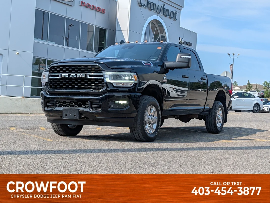 Certified Used 2024 Black RAM Big Horn - - 4x4 - Level II - Bed Utility - Sport Pkg - Safety Grp & More! image 1