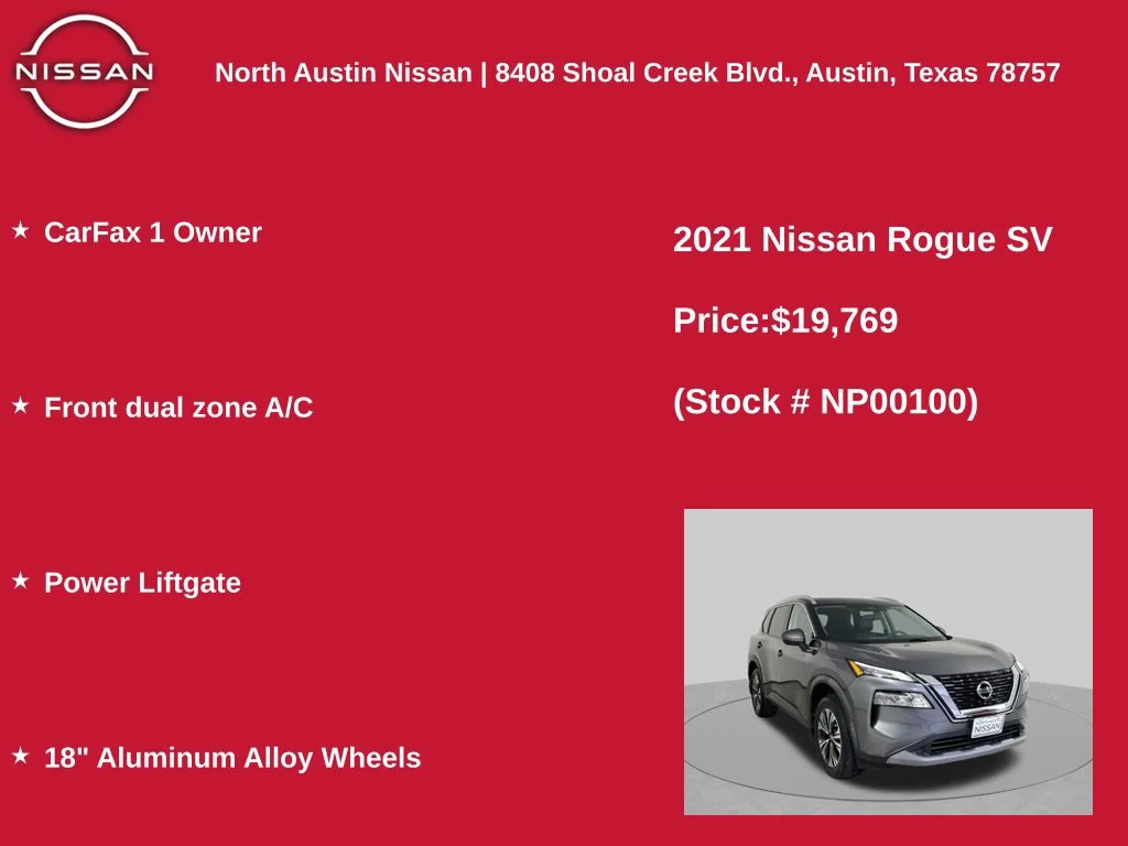 Used 2021 Gun Metallic Nissan SV image 11