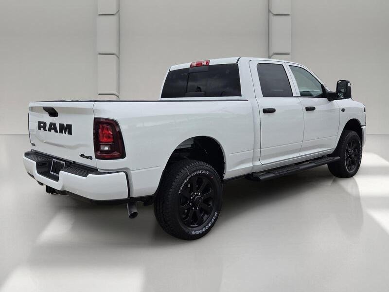 New 2027 Bright White Clear-Coat Paint RAM BLACK EXPRESS 4X4 CREW CAB 6