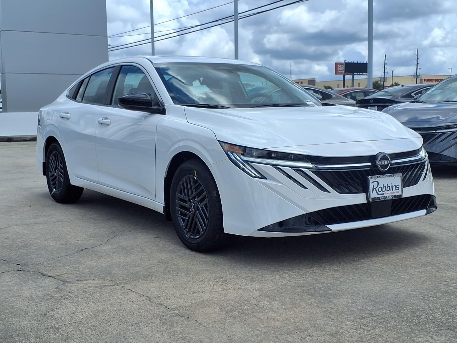 2026 Nissan Sentra SV White at Robbins Nissan
