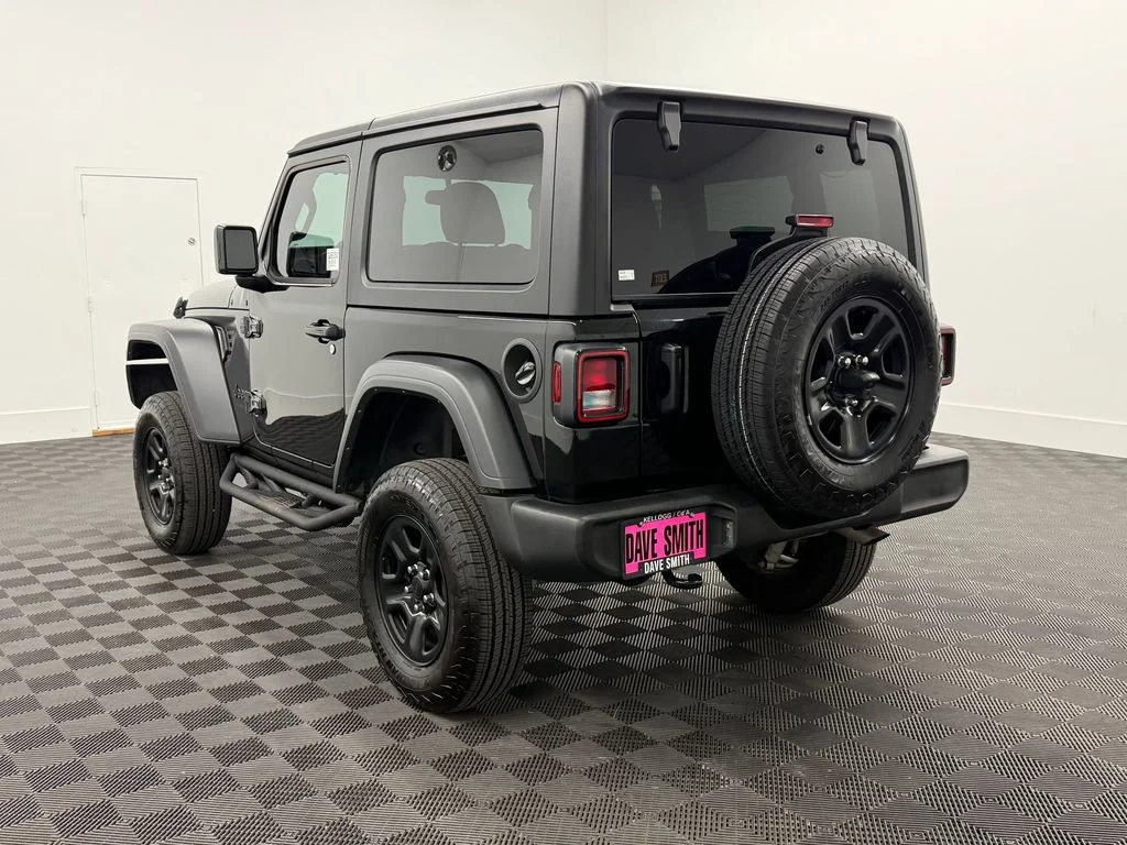 Used 2025 Black Clearcoat Jeep 2-Door Sport 4x4 image 3