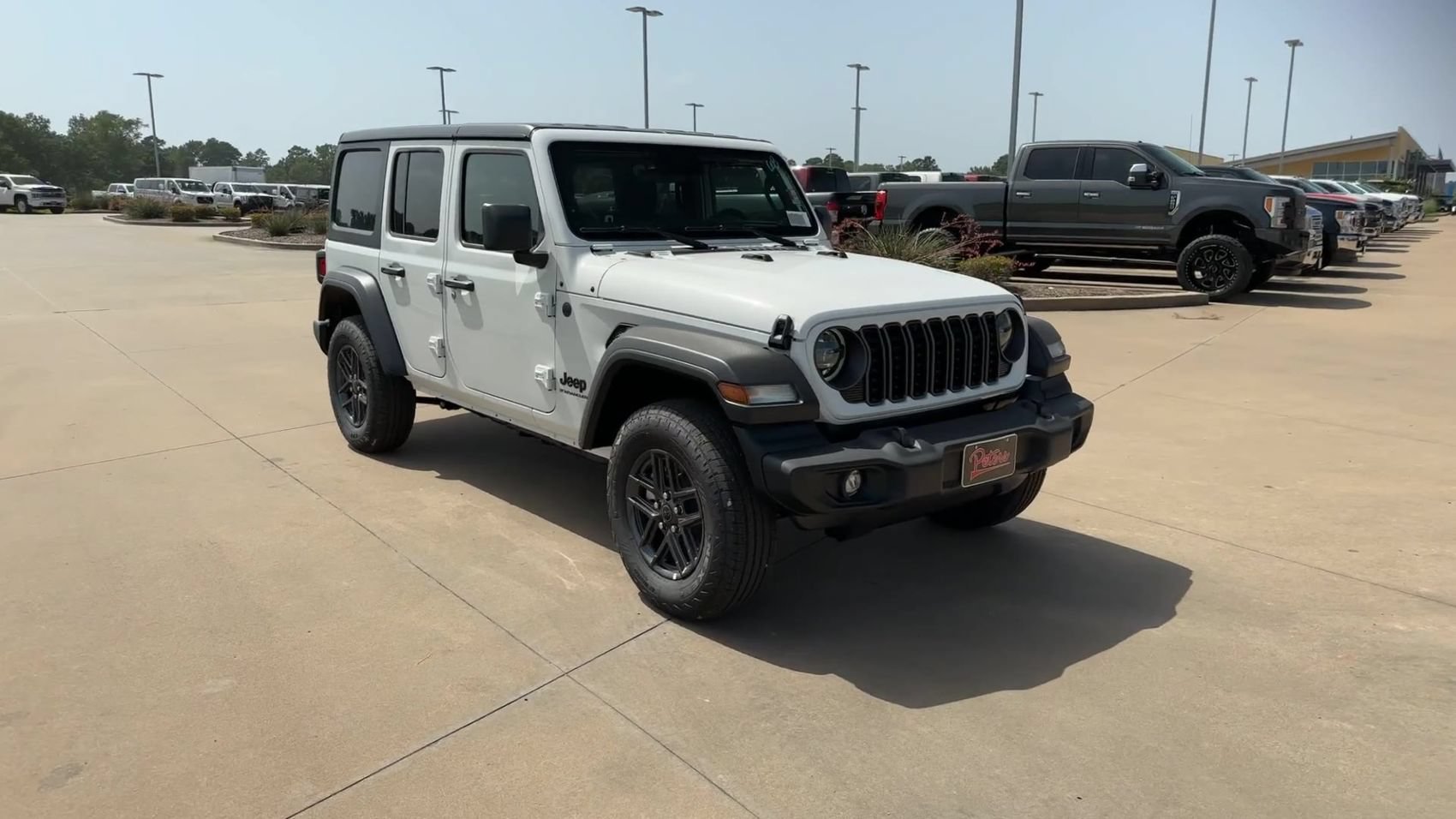 New 2024 Bright White Clearcoat Jeep Sport S image 2