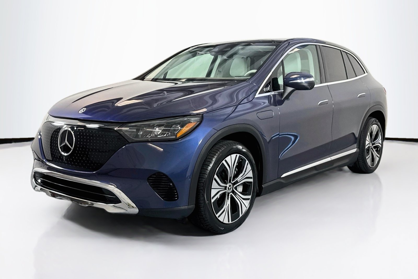 Certified Used 2023 Twilight Blue Metallic Mercedes-Benz EQE 350 image 1