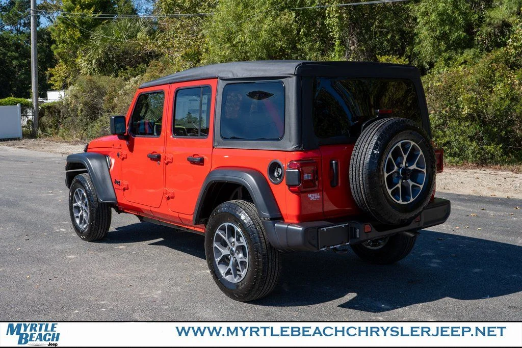 New 2026 Firecracker Red Clear-Coat Exterior Paint Jeep Sport S image 4