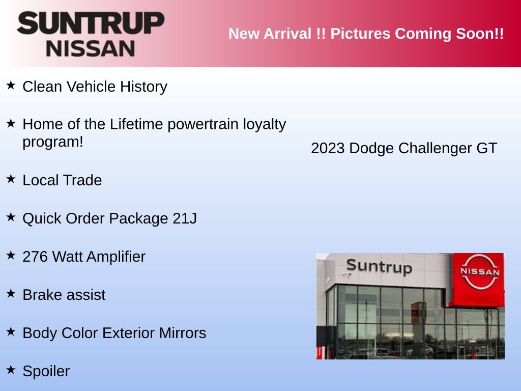 Used 2023 Black Dodge GT image 3