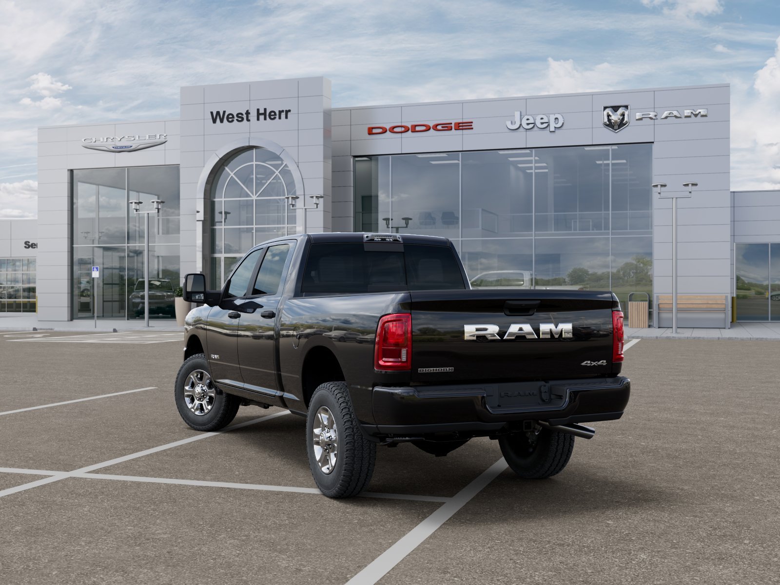 New 2026 Diamond Black Crystal Pearl-Coat Exterior Paint RAM Big Horn image 29