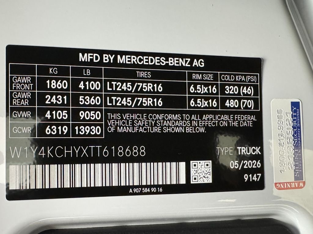New 2026 White Mercedes-Benz Cargo 170 WB image 33
