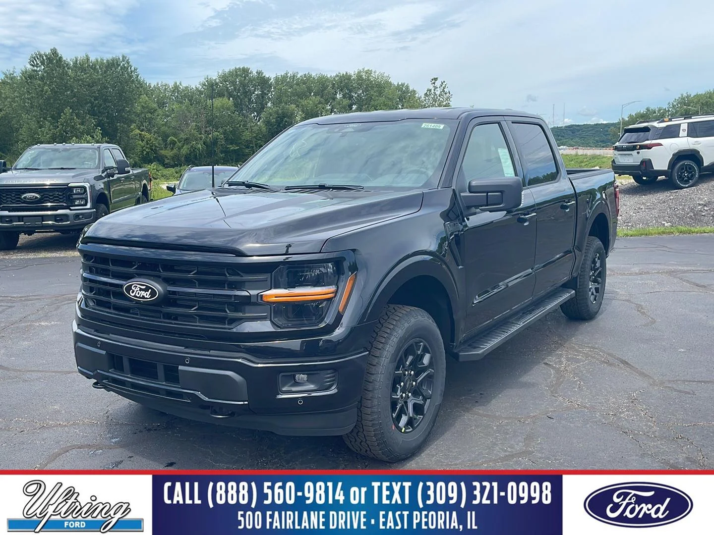 New 2026 Agate Black Metallic Ford XLT image 1