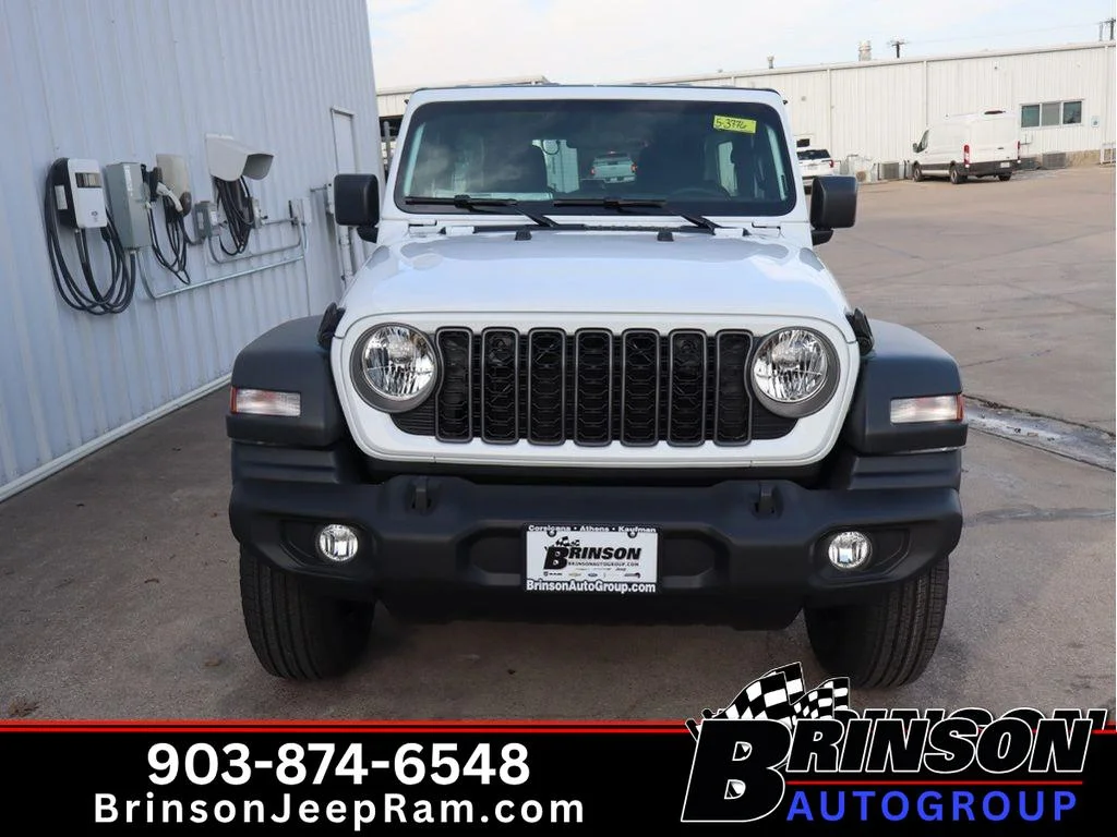 New 2026 Bright White Clearcoat Jeep Sport image 2