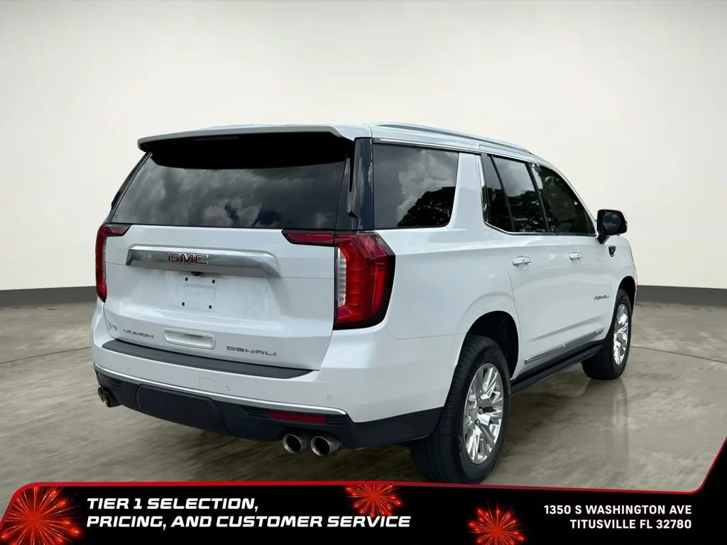 Used 2021 WHITE FROST TRICOAT GMC Denali image 9