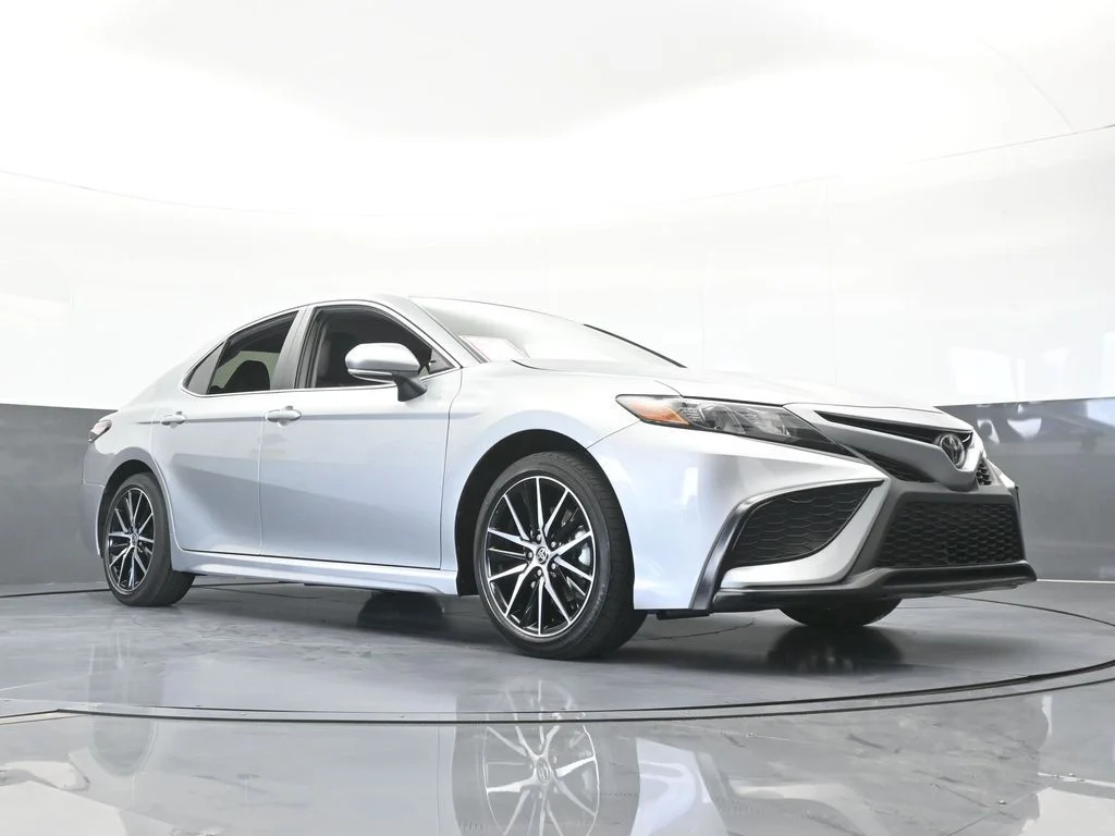 Used 2024 Celestial Silver Metallic Toyota SE image 56