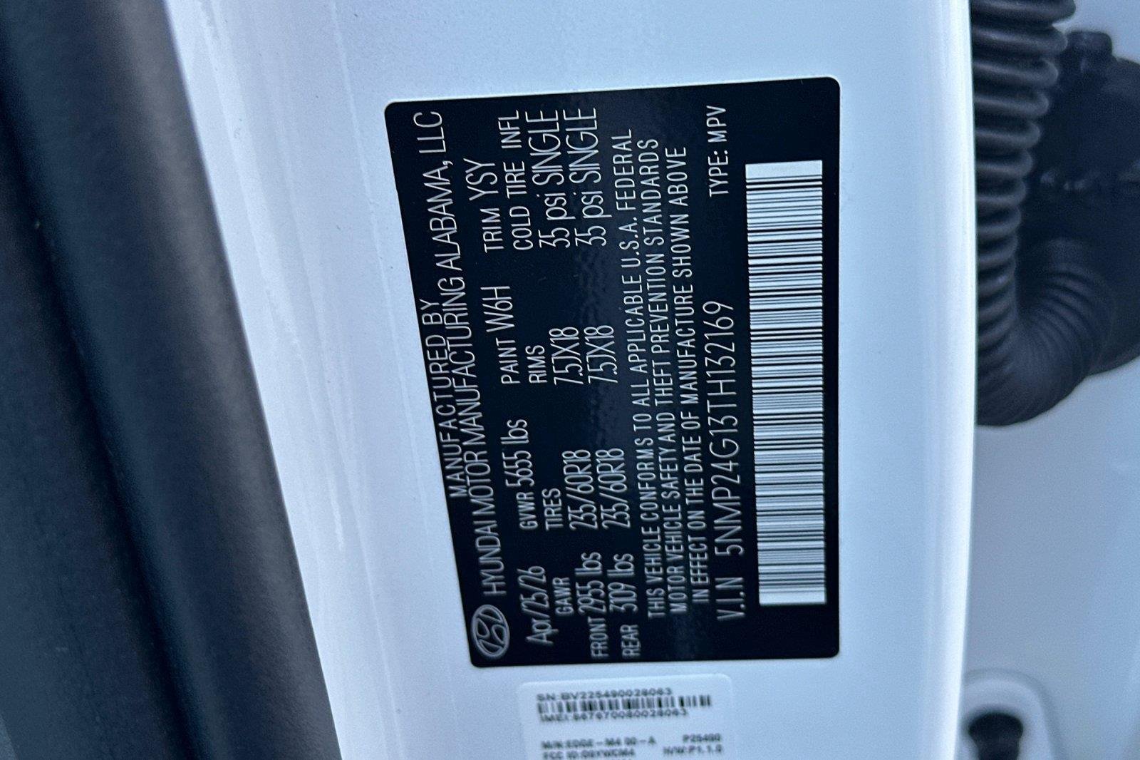 New 2026 Serenity White Hyundai SEL image 57