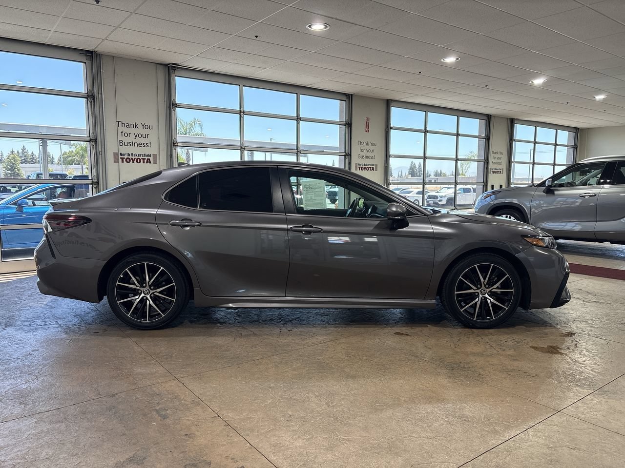 Certified Used 2024 Predawn Gray Mica Toyota SE image 3