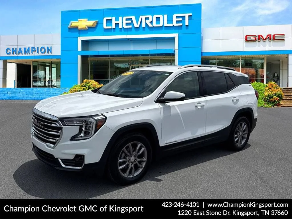 Used 2023 Summit White GMC SLT image 1