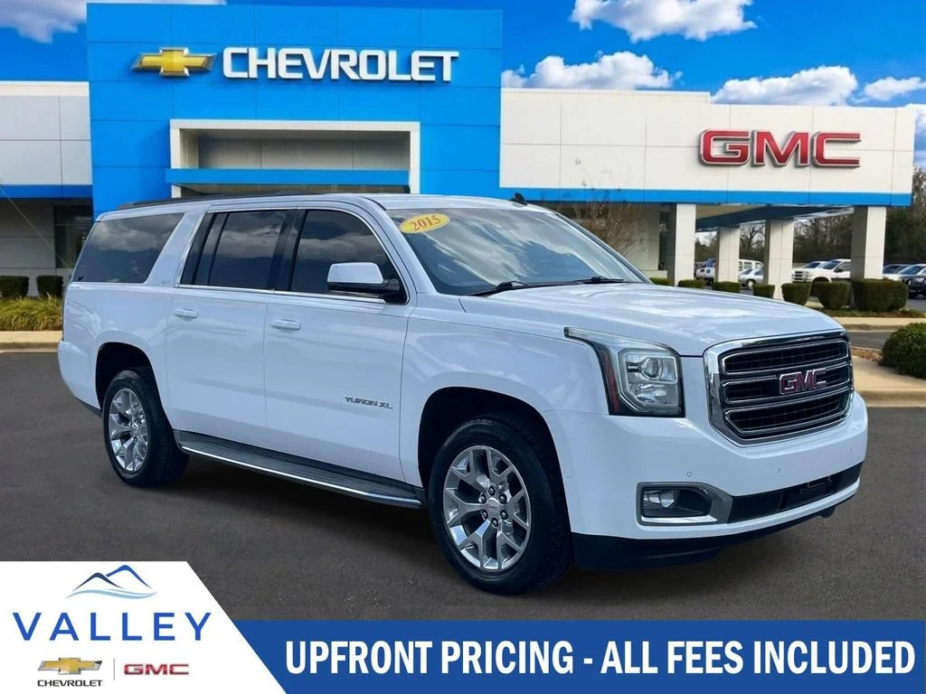 Used 2015 SUMMIT WHITE GMC SLT image 1