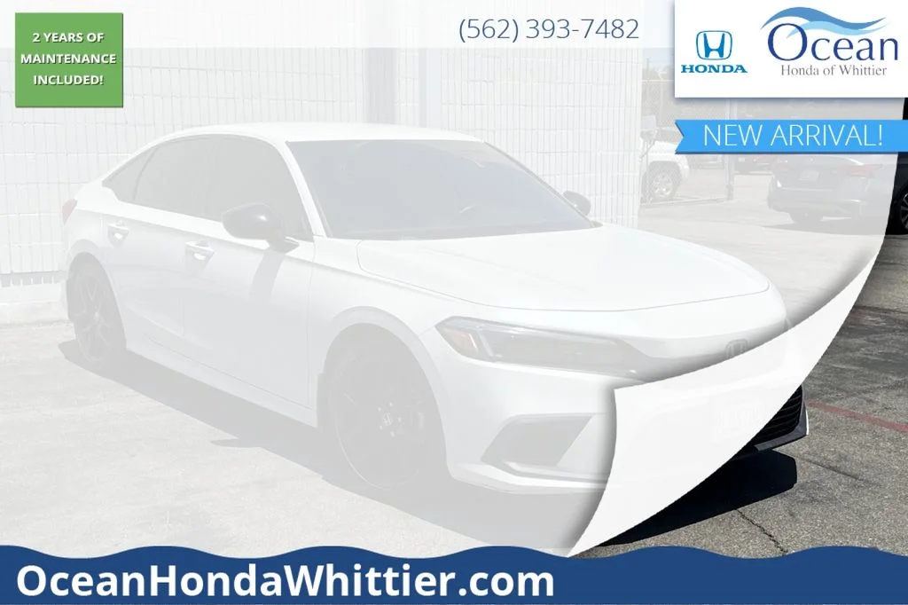 Certified Used 2024 Platinum White Pearl Honda Sport image 1