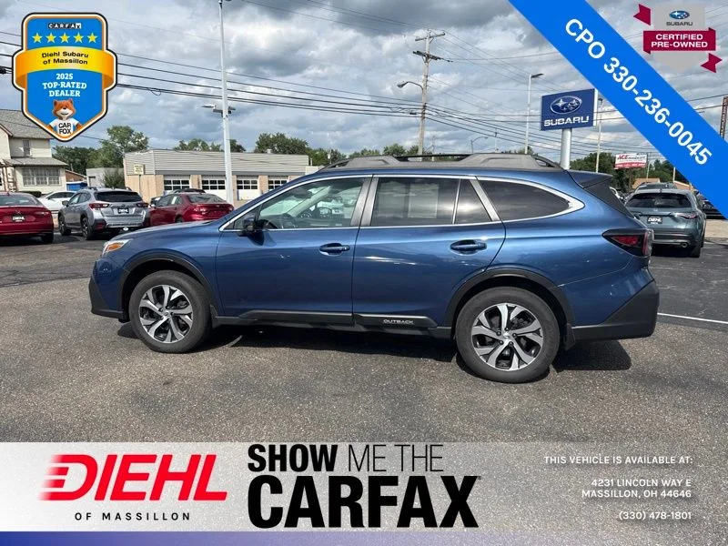 Used 2022 Blue Subaru Limited image 4