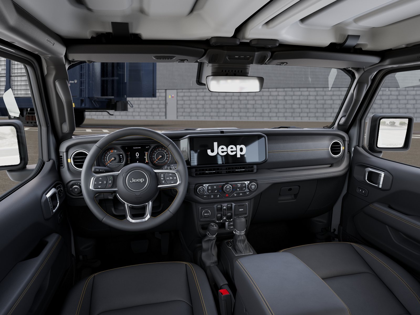 New 2026 Bright White Clear-Coat Exterior Paint Jeep Sahara image 8
