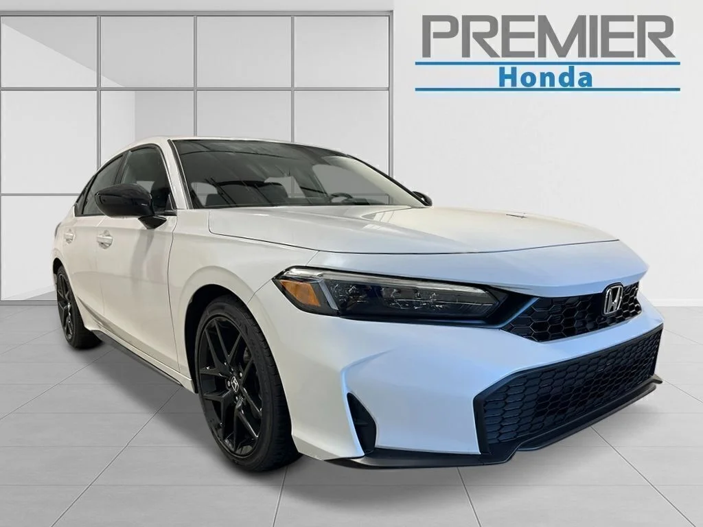 New 2026 Platinum White Pearl Honda FWD Sport image 9