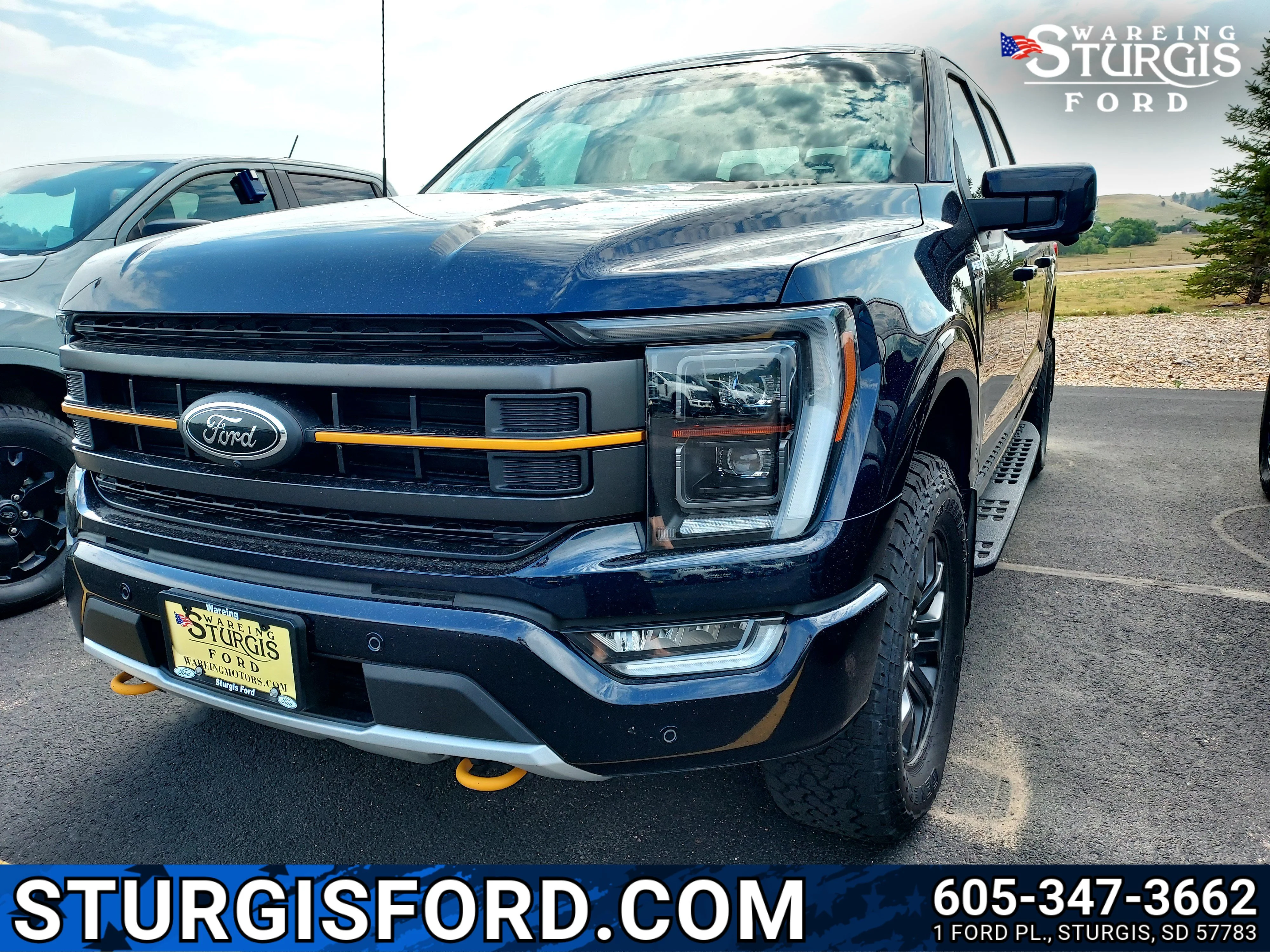 Used 2022 Antimatter Blue Metallic Ford Tremor image 1