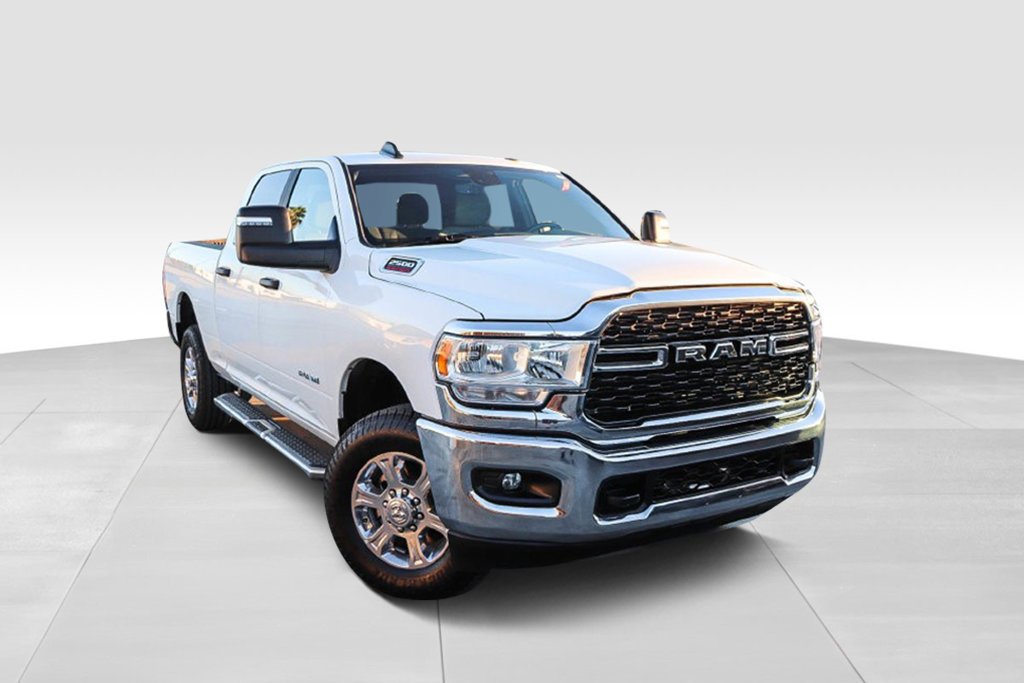 Used 2024 Bright White Clearcoat Ram Big Horn image 2