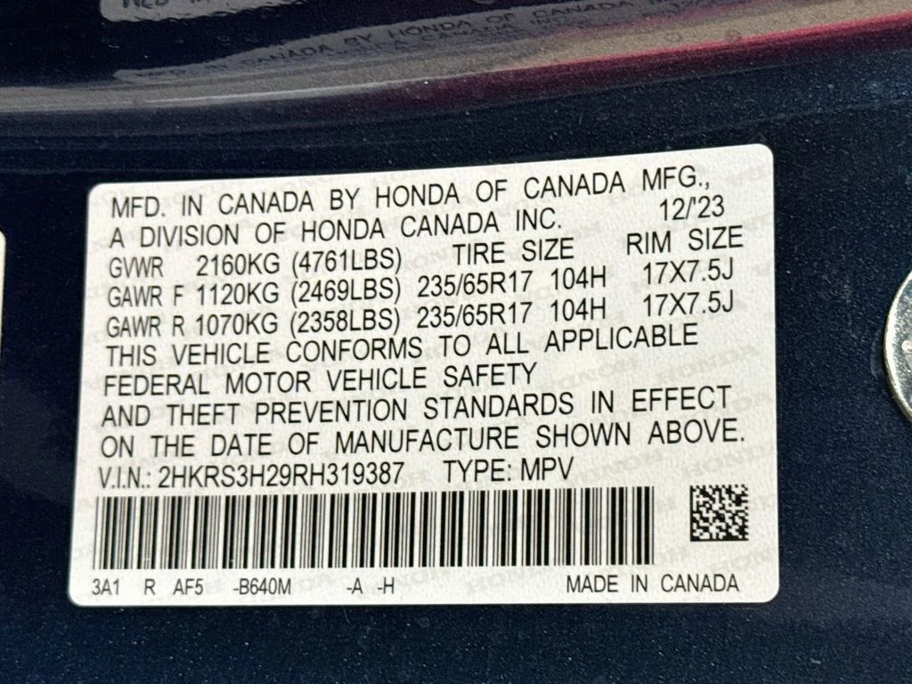 Used 2024 Blue Honda LX image 39