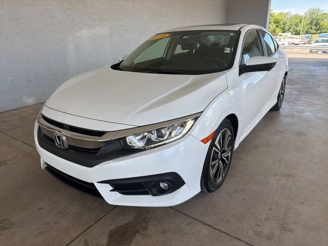 Used 2018 Honda Civic EX-L with VIN JHMFC1F79JX028396 for sale in Crawfordsville, IN