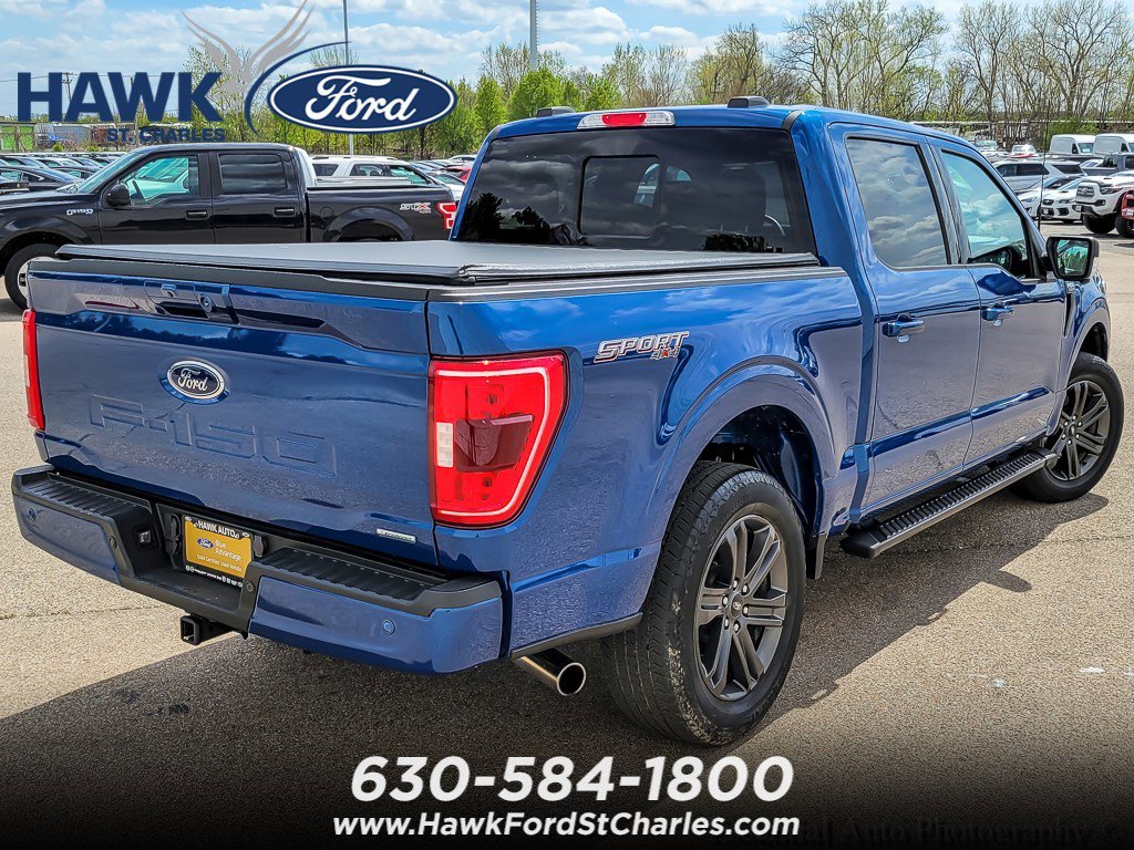Certified Used 2023 Blue Metallic Ford XLT image 7