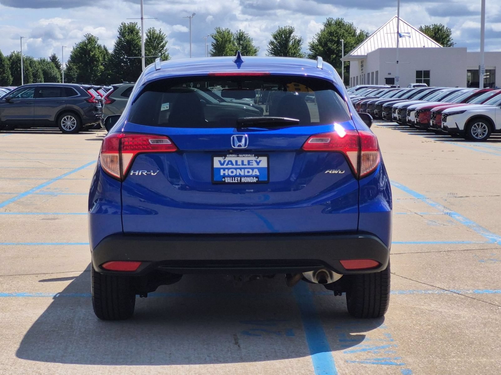 Used 2018 Aegean Blue Metallic Honda EX-L AWD w/ Navigation image 8