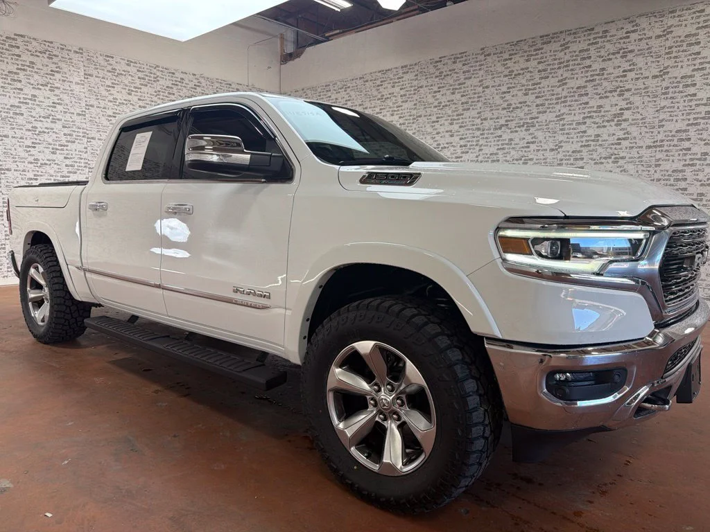 Used 2021 Bright White Clearcoat Ram Limited image 1