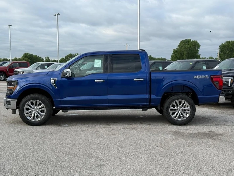 New 2026 Argon Blue Metallic Ford XLT 4WD SuperCrew 5.5