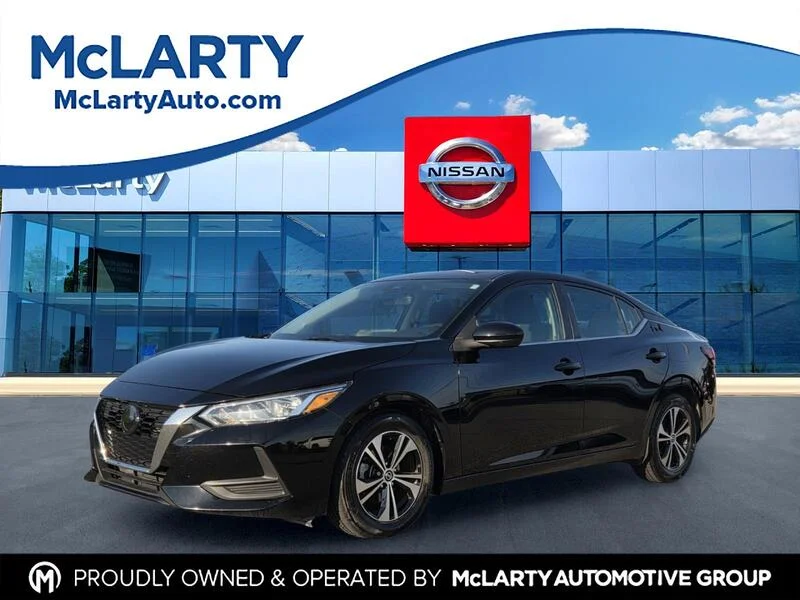 Used 2023 Super Black NISSAN SV CVT image 1