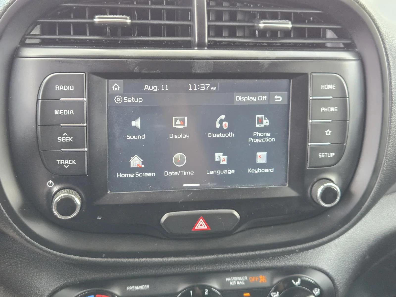 Used 2020 Sparkling Silver Kia LX Manual image 7