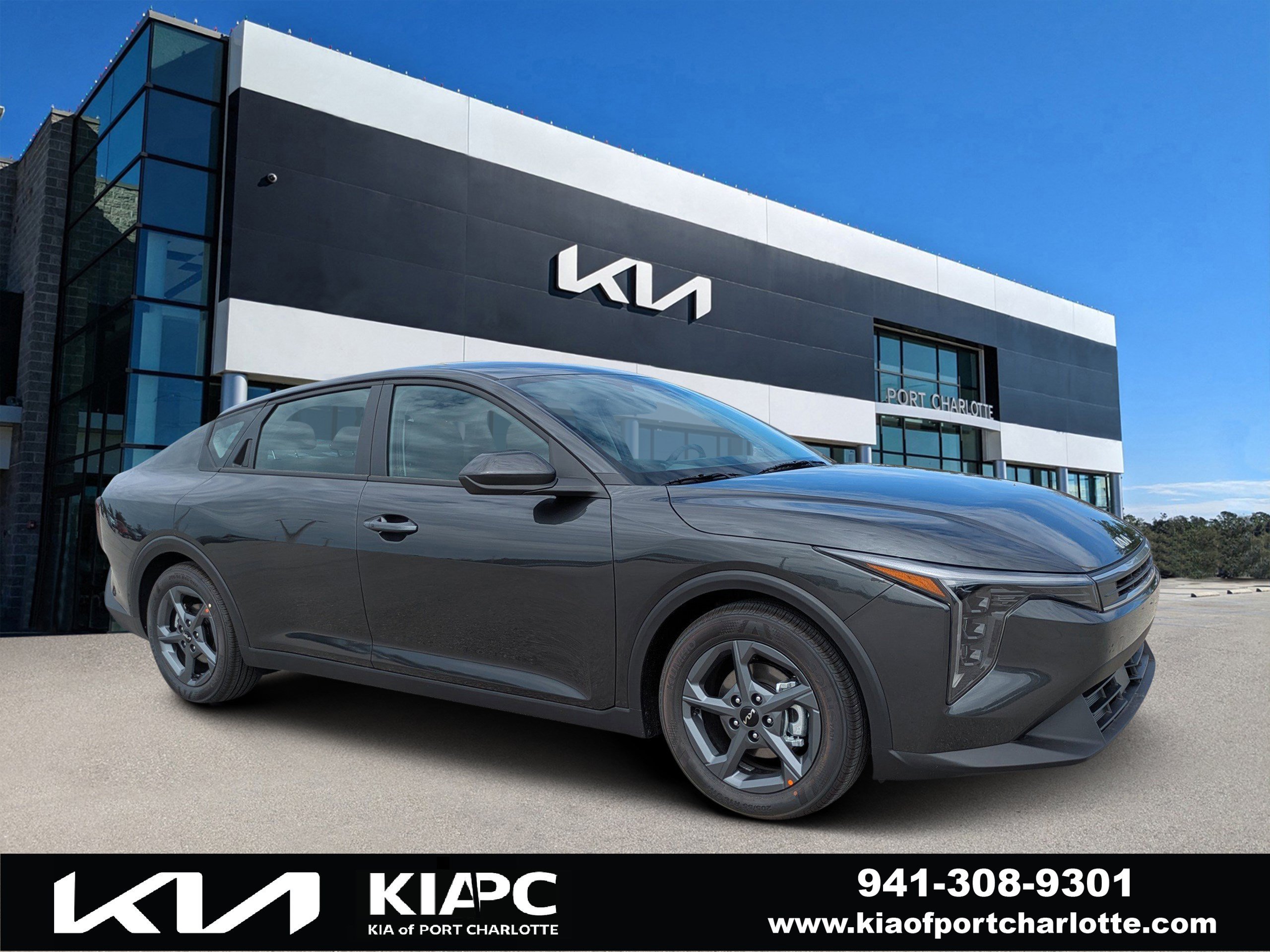 New 2026 Steel Gray Kia LXS image 1